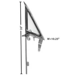 1968 Mustang Vent Window Assembly Clear Glass Left Driver Side Dynacorn 3641FM. Fixed Price $614.95.