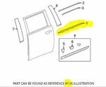 15-20 Escalade Esv Yukon Xl Suburban Rear Door-body Molding Lh Side Oem 23227742. Fixed Price $129.99.