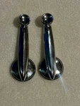 1952 Mercury Chrome Knob Inside Window Crank Pair Nice. Fixed Price $75.00.