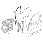 For Ram 1500 2019-2025 68285726AF Front Right Window Channel. Fixed Price $71.37.