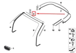 Bmw F23 Front Upper Windsh. Frame Weather.seal 51217267941 No Duty. Fixed Price $69.71.