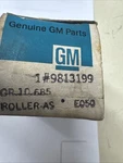 Gm 9813199 Front Door Window Guide Rear Roller (see Photo For Fit) Nos. Fixed Price $45.00.