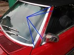 Trim Rain Strip Set For Left Mercedes R107 A-pillar. Fixed Price $346.93.