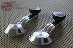 Manual Window Crank Door Requlator Handles Pair Black Knobs Chevy Gm Car Truck. Fixed Price $20.70.