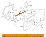 Gm Oem 16-20 Envision Rear Door Interior Trim-belt W'strip 23276683. Fixed Price $51.86.