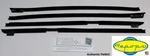 1967 Bonneville Catalina Parisienne Hardtop 2-DOOR Window Felt Rubber Seal 4 Pcs. Fixed Price $255.99.