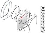 New Bmw X3 G01 Outer Left Mirror Triangle Seal 51337409741 Original No Duties. Fixed Price $36.94.