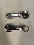 (2) Set New Window Crank Handle Ford Mercury Inside Clear. Fixed Price $14.49.