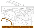 Gm Oem 14-19 Corvette Roof Components-weatherstrip 84007386. Fixed Price $357.88.