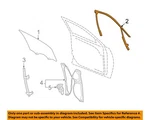 10-16 Lacrosse/allure Front Door Glass Run W/strip New Oem Gm 23477187. Fixed Price $108.41.