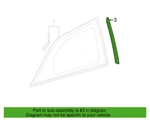 ( ) Genuine Honda 73850-TK8-A00 Seal Left Front Quarter Glass 11-17 Odyssey. Fixed Price $42.16.