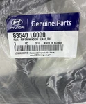Hyundai Genuine Parts 83540-L0000 Run-rr Dr Window Glass, Rh 83540L0000 Oem New. Fixed Price $93.58.