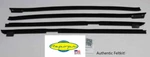 1967 Parisienne 2-DOOR Hardtop Window Felt Fuzzies Rubber Seal 4 Pc Kit. Fixed Price $199.99.