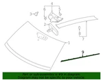 Ford Oem 2020-2024 Explorer Left Pillar Drip Molding LB5Z7802501AB New Pkg. Fixed Price $28.28.