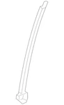 Genuine Mitsubishi Lower Sash 5735A601. Fixed Price $96.75.