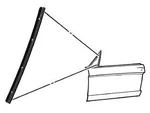 Mustang Division Bar Weatherstrip Each 1964 1965 1966 - Daniel Carpenter. Fixed Price $5.95.