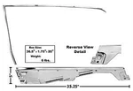 Mustang Door Glass Window Frame Kit Coupe Lh 1964 1/2 - 1966 Dynacorn. Fixed Price $299.95.