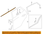 Hyundai Oem 16-21 Tucson Rear Door Exterior Trim-belt Molding 83210D3000. Fixed Price $91.21.