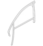 Genuine Audi Window Guide 4H0-837-439-D. Fixed Price $428.79.