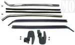 1967-69 Camaro Or Firebird Quarter Window Chrome Trim & Weatherstrip Kit. Fixed Price $169.95.