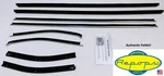 69 70 71 72 Cutlass Supreme Notchback Door Window Felt Rubber Seal 8 Pc Kit. Fixed Price $289.99.
