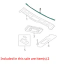 Bmw E93 3-SERIES Convertible Upper Windshield Trim Molding Strip 51717119069. Fixed Price $79.95.