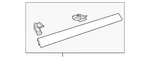 Genuine Volkswagen Trim Molding 3AB-857-212-E-PD4. Fixed Price $60.74.