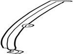 67407-12260 Toyota Bar Sub-assy, Rear Door Window Division, Rh 6740712260, New G. Fixed Price $80.12.