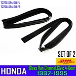 For Honda Civic Sedan 4-DOOR 1992-1995 Window Glass Run Channel Seal Rubber X2. Fixed Price $109.98.