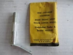 1PC Nos Right Front Vent Window Lower Pivot Studebaker 1953-57 Tudor Fordor C67. Fixed Price $14.00.