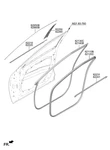 Genuine New Fr Dr Belt I/s Rh W/strip Suits Kia EV6 Gt-line 2022-ONWARDS. Fixed Price $43.43.