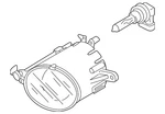 Genuine Audi 2002-2008 RS4 A4 Quattro Fog Lamp 8E0-941-699-B. Fixed Price $332.99.