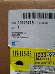 Gm Black Front Driver Side Door Window Weatherstrip 10329715. Fixed Price $179.00.