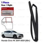 Fits Honda Civic Fk 2017 - '21 Rear Rh Glass Run Channel Weather Window Seal. Fixed Price $69.72.