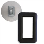 Black Flush Mount Single 12V Switch Bezel Frame Trim Car Power Windows Door Lock. Fixed Price $19.95.