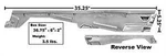 Mustang Door Glass Window Channel Track Carrier Rh 1964 1/2 - 1966 Dynacorn. Fixed Price $137.95.