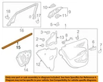 Gm Oem 16-24 Malibu Rear Door Interior Trim-belt W'strip 22987628. Fixed Price $25.91.