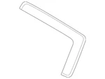 Genuine Mercedes-benz Windshield Frame Weatherstrip Seal 463-671-02-20. Fixed Price $132.00.