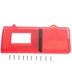 Genuine Mercury Cougar 1974-76 Right Rear Tail Light Lens W/screws D4WY-13450-A. Fixed Price $39.59.