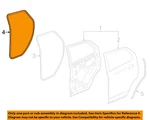 Gm Oem 16-20 Envision Rear Door Components-w'strip Body 23319126. Fixed Price $70.99.