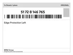 Genuine Bmw Edge Protection Left 51-72-8-146-765 New. Fixed Price $75.99.
