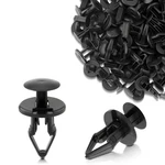 100PCS Push Type Nylon Black Fender Bumper Fastener Car Clip #11589292 For Chevy. Fixed Price $13.99.