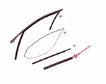 New Mb W212 Door Window Front Right Inner Seal Rail A2127251065. Fixed Price $33.95.