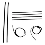 Door Beltline, Division Bars & Glass Run Channel Kit For 1967-72 Chevy/gmc Truck. Fixed Price $159.99.