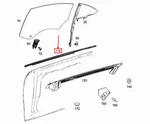 Mercedes-benz Cls C218 Rear Right Window Sealing Rail A2187300424 No Duties. Fixed Price $100.91.