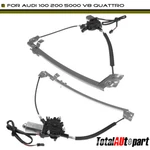 2PCS Front Left & Right Window Regulator W/ Motor For Audi 100 200 5000 Quattro. Fixed Price $86.87.