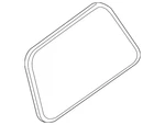 Genuine Nissan Quarter Glass Seal 83352-7S00B. Fixed Price $104.98.