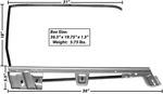 1967-68 Mustang Door Window Frame Kit Rh Cv. Fixed Price $197.99.