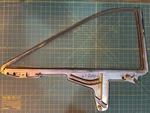1963 -1964 Ford Galaxie Fastback Lh Rear Quarter Window Glass And Frame. Fixed Price $90.00.