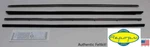 1965 1966 Mustang Fastback Door Window Felt Fuzzies Rubber Seal 4 Pc Kit. Fixed Price $199.99.